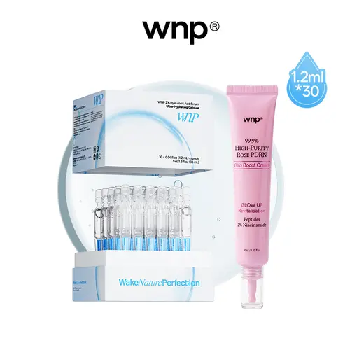 [WNP Official] Exclusive Bundle |   Glo Boost Cream + 3% Hyaluronic Acid Serum | Glo Boost Cream+ BrightPop Vitamin C Serum