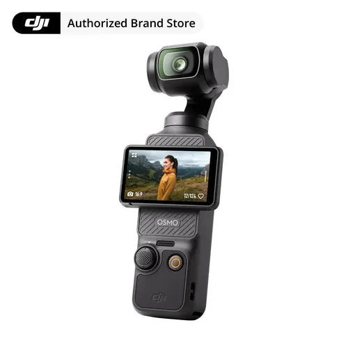 DJI Osmo Pocket 3, Vlogging Cameras with 1'' CMOS & 4K/120fps Vlog Camera, 3-Axis Stabilization, Fast Focusing, Face/Object Tracking, Digital Vlogging Camera for YouTube, Video Blog Camera, Vlogging Camera Recorder