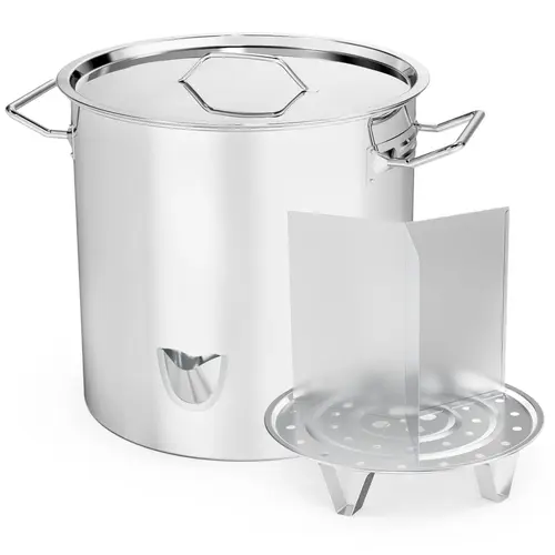 Stainless Steel Duckbill High-Capacity Steamer Pot with 3 Inner Compartments, Cookware for Home and Commercial Kitchen Use,home essentials