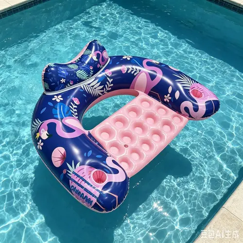 Leaf Inflatable Lounge Chair Float, 4-In-1 Pool Hammock with Mesh Bottom, Portable Floating Bed for Travel, Swimming Pool, Hot Tub, Portable Summer Float