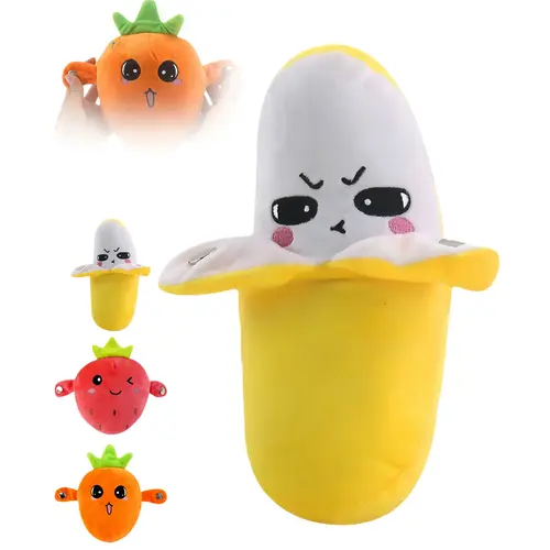 Interactive Musical Banana Plush Game - Interactive Play Sparks Laughter, Multiplayer Sound Toy for Family Gatherings, Party Favor Icebreaker, Cute Girly Gift (Home & Festive Party Supplies)