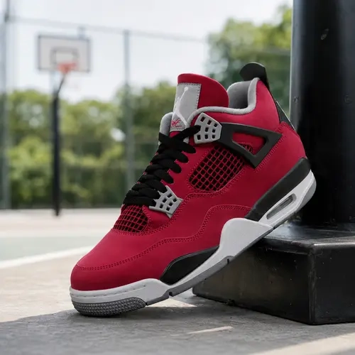 Jordan 4 Retro Toro Bravo (2026) Men's FQ8138-600 & GS FQ8213-600 New Sneakers Athletic Trainers Trendy Mesh Shoes