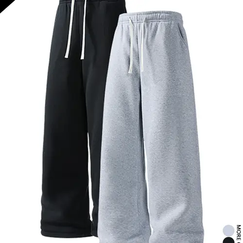 summervibes2-pack men’s casual loungewear pants — trendy athletic long pants with drawstring, suitable for spring, summer, autumn, and all seasons; ideal for everyday streetwear and casual gatherings.