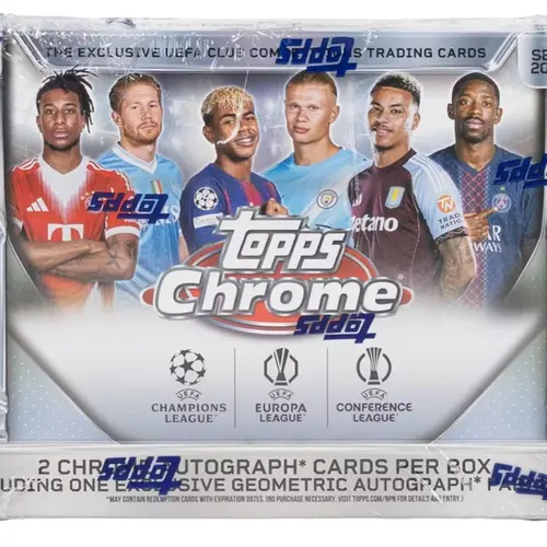 25/26 Topps Chrome UEFA Club Competitions Soccer Delight Box
