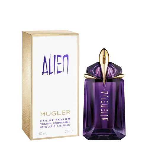 MUGLER Alien EDP Women's Fragrance, 60ml Premium Quality Fragrance with Intense Scent, Perfume Scents Featuring Jasmine Sambac, Solar Goddess