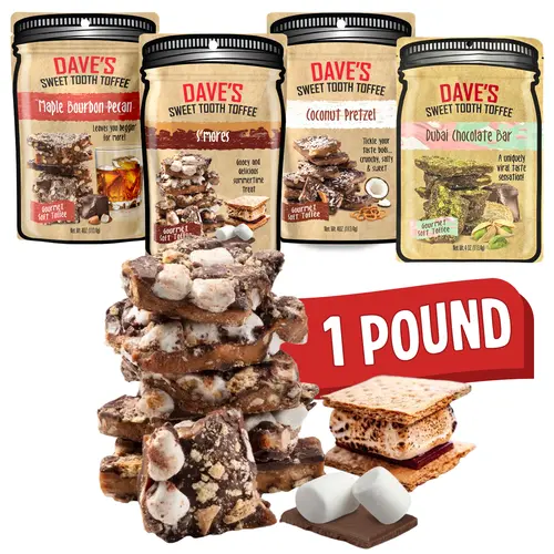 Unique Gourmet Toffee - 1 Pound - Dave's Sweet Tooth