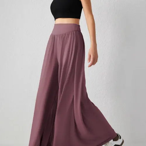 New Summer Autumn Loose Oversized Dance Pants, Baggy Drapey Casual Solid Pants, Women High Waist Wide Leg Pants, Comfortable and Stylish Bottom, Basic