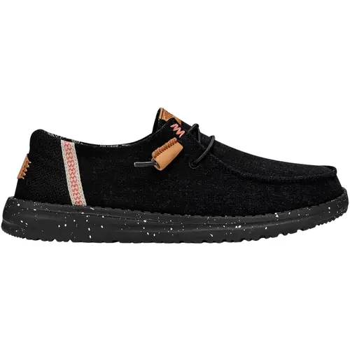 HEYDUDE Wendy Washed Canvas - Comfortable Slip on Shoes for Women