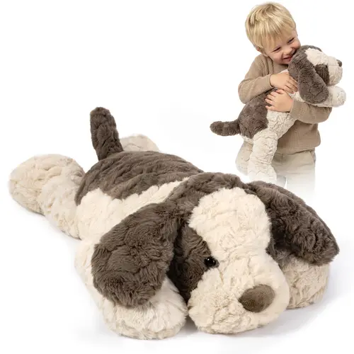 #backtoschool MOREFEEL AI Talking Plush Toy Dog with Smart Interactive Features or Classic Soft Stuffed Puppy – Washable Plush Toy for Kids Boys & Girls