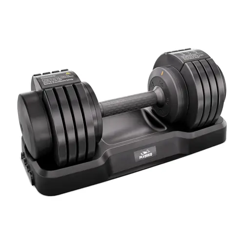 【live only】FLYBIRD DB2 Adjustable Dumbbell, 55LB/110LB Single Dumbbell for Home Gym Exercise & Fitness, 5-IN-1 Fast Adjustable Weights with Anti-Slip Handle (2 Weight Option),summervibes,summerwins