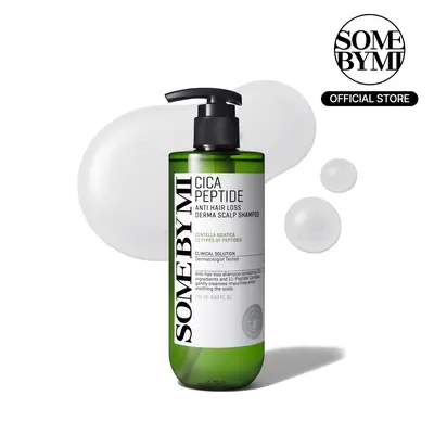 Cica Peptide Derma Scalp Shampoo 9.64oz - Korean Hair Care - Vegan Hair Density & Scalp Care for Stronger Roots, Deep Cleanse & Cooling Relief Haircare