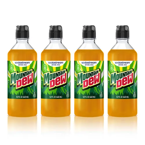 Sodastream Mountain Dew Flavor Syrup Multi-Packs