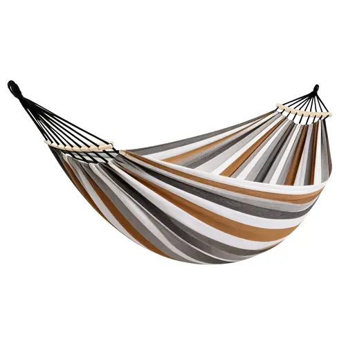 Hamaca Cotton Hammock Portable Camping Hammocks for Hanging Sturdy Garden Comfortable Fabric Hammock Up to 450lbs for Camping Outdoor/Indoor Patio Backyard