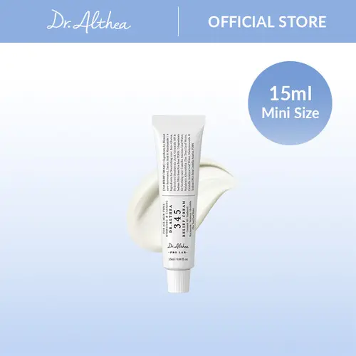 [Dr.Althea Official] 345 mini size (15ml) - Daily Face Moisturizer for Soothing Recovery and Blemish Care with PDRN & Niacinamide , Korean Vegan Skin Care for All Skin Types