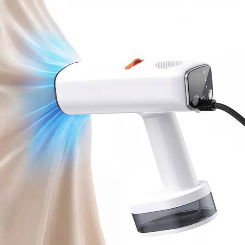 Vacuum Suction Clothes Steamer, Handheld Garment Steamer with 21s Fast Heat-Up & Wrinkle Removal for Home & Travel