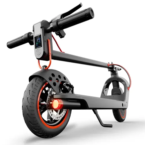 UrbanFish U7 8.5-in Foldable Adult Electric Scooter - Lightweight Folding Escooter, LED Lights Model, LED Display, 25 Mph Top Speed, 500W Motor, 10.4Ah Lithium Battery, 3 Speed Modes, 25-35km Range, 120kg Max Load, Led Lights Scooter