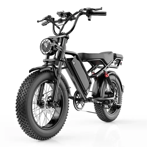 BK20 Adult Commuter Mountain Electric Bike - AW2PRO Model, 1500W Peak Power, 31 MPH Top Speed, 40-70 Mi Range, 48V 20Ah Removable Battery, Full Suspension, UL 2849 Certified, 2-Seater Design, Commuter Mountain Bike