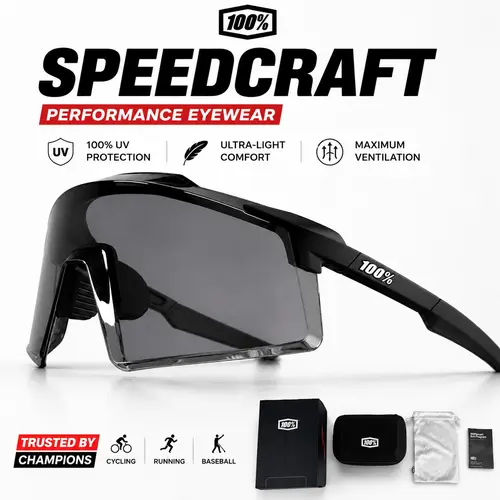 Sport Performance Riding Goggles – UV Protection, Lightweight 39g, Anti-Dust, Anti-Slip, HD Clarity Sunglasses, Outdoor Cycling Eyewear, Mountain Bike Glasses for Cycling, Running, Hiking, Daily Wear