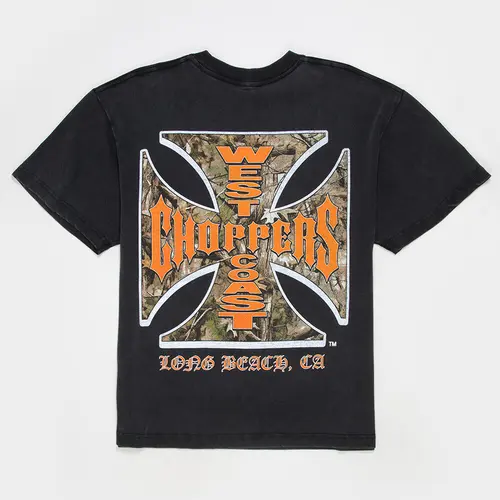 WEST COAST CHOPPERS Camo Fill Mens Boxy Tee
