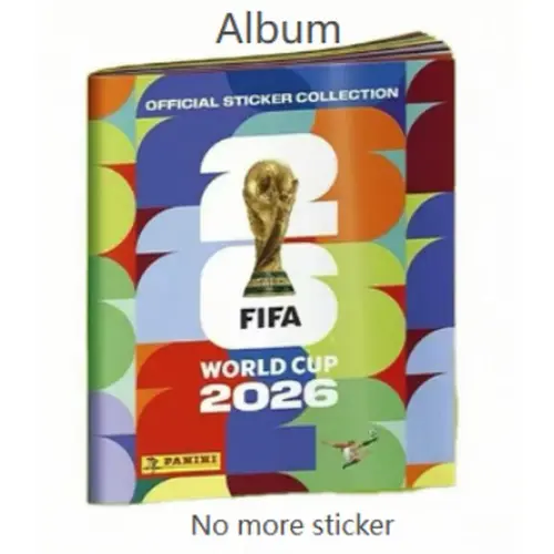 FIFA PANINI International Edition World Cup 2026 Sticker Collection Album - Authentic Softcover Empty Album