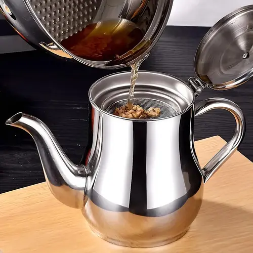 34 oz 304 Stainless Steel Oil Strainer Pot with Removable Mesh Filter, Cooking Oil Grease Container with Dustproof Lid, Easy-Pour Spout and Comfort Handle for Frying Oil Storage & Reuse#SummerWins #DealsForYouDays#midyearsale oil