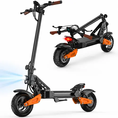 Multifunctional Foldable Electric Commuter Scooter (Kukiring 2) - Scooter with 800W Motor, 11-in All-Terrain Tires, Dual Suspension, 31 MPH Top Speed, 30 Mi Max Range, Quick Charge, APP Control, Bluetooth, LED Display, 220LBS Max Load, Ages 6+ g2 pro