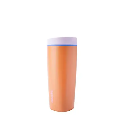 Owala 20oz Smooth Sip Slider - Tangy Tango Orange: Insulated Stainless Steel Travel Mug