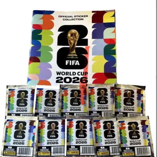 2026 Panini World Cup Soccer Stickers 1 Softcover Album + 10 pack box combo *SHIPS SEALED*