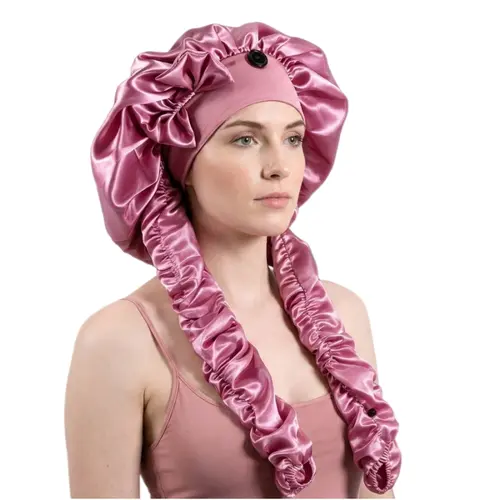 Humwam 2-in-1 Sleep Hair Bonnet, Soft Pantyhose Fabric Hair Cover, Daily Hair Care & Sun Protection Cap