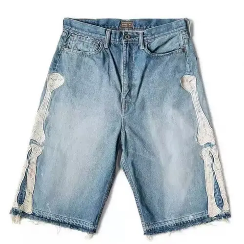Men’s summer casual shorts with a unique bone design—stylish and versatile, comfortable soft fabric, loose fit, an everyday essential bottom. #Summervibes, #SummerWins, #fathersdaygift