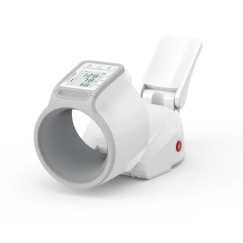 New Upper Arm Blood Pressure Machine - Digital BP Machine for Home Use, Large Backlit LCD, Automatic 7.1"-16.5" Cuff, 1-Touch Barrel-Type Design, Dual User 99x2 Memory, Pearl Finish