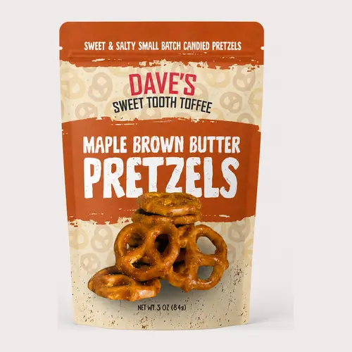 Toffee Covered Pretzels - Maple Brown Butter Recipe - Dave's Sweet Tooth