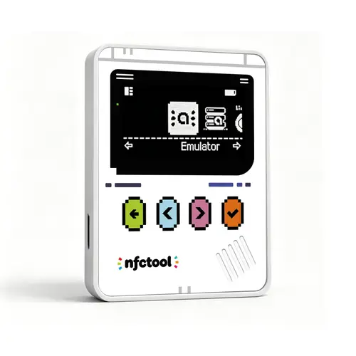 JORREP Pro Durable NFC Emulator - Cool Tech Gadget, Tools and Gadgets for Gamers, 3000+ Saves, Unlimited Rewrites, Auto UID Gen, Rechargeable Battery, 1.4" OLED Screen, Compatible with 50+ Switch 1 & 2 Games (White), Fire Emblem, Smash Bros