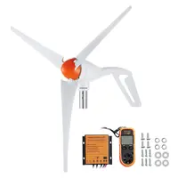 【Summerfinds】VEVOR 500W Wind Turbine Generator with Anemometer,  12V Wind Turbine Kit, 3-Blade Wind Power Generator, MPPT Controller & Adjustable Windward Direction, Suitable for Home, Farm, RVs, Boats