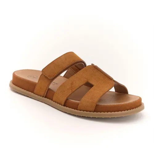 White Mountain Adjustable Slide Sandals - Mazi