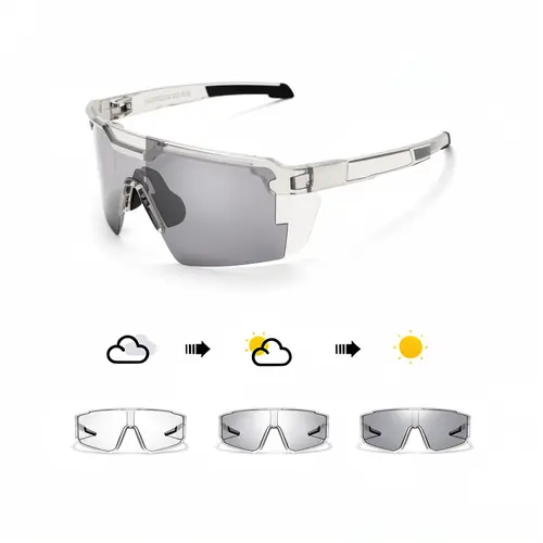 Photochromic Polarized Safety glasses,Sunglasses for Men & Women Oversized Vintage UV400 Y2K Aviator Eyewear Ideal for Fishing, Golf, Cycling, Driving, and Sports Carbon Plastic Frame