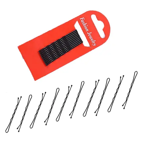 10PCS 2inches Hair Pins Kit Secure Hold Bobby Pins Clips for Women Girls and Hairdressing Salon Daily Use(Black)