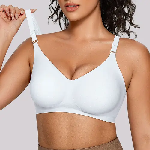 Vertvie Jelly Bra Women Wireless Seamless Bras No Underwire Full Coverage  Bras Comfortable Everyday Bra