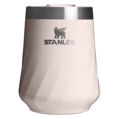 Stanley 11oz Stainless Steel Swirl Wine Tumbler Rose Quartz Gloss