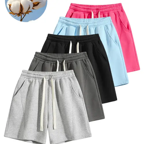 Men’s shorts with pockets, 5″ inseam; lightweight, breathable, casual, comfortable shorts for running, gym workouts; men’s bottoms for all seasons