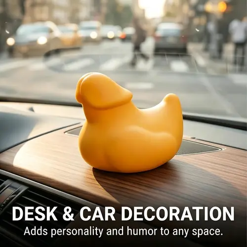 4 Pack Mini Ducks | Funny Car Dashboard Accessories | Prank Toys for 4x4 Enthusiasts | Office Desk Decor | Squeeze & Quack Bath Duck