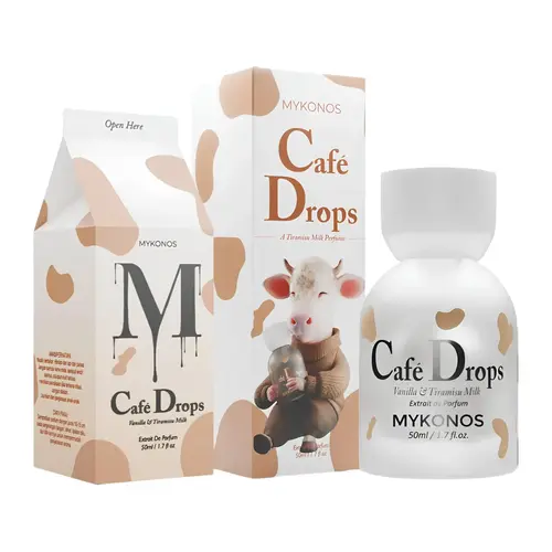 Mykonos Cafe Drops for Unisex Extrait de Parfum Spray, 1.7 Ounce