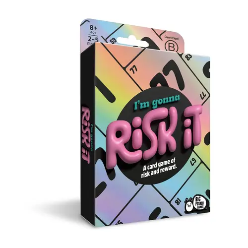 I'm Gonna Risk It: A Card Game of Risk and Reward, Cards Game, Family Fun Game, Party Game Cards, Easy To Learn