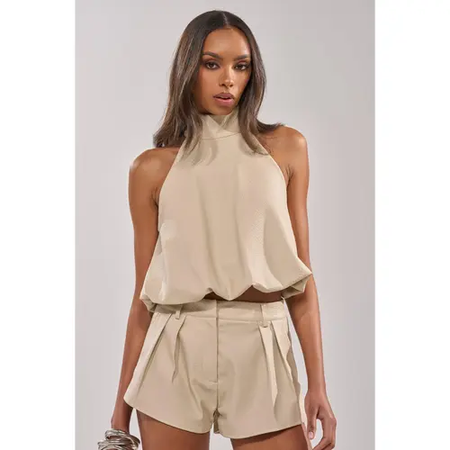 UBAE LEATHER TOP