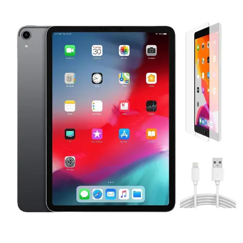 Refurbished Apple iPad Pro 11" (2018) (WiFi) A1980 - Excellent Condition with Pre-Installed Tempered Glass & 1 Year Warranty
