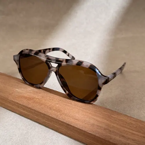 Women's Trendy Rectangle Frame Aviator Sunglasses - Casual Style Eyewear, Trendy Streetwear Sunglasses, Ideal for Outdoor Activities, Daily Wear