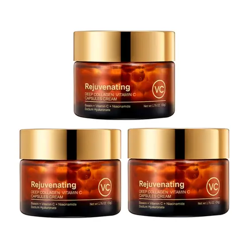 Korean Cream | Collagen & Vitamin C Moisturizer | Advanced Radiant & Firming Formula | Deep Hydrating K-Beauty Facial Care for Glowing Skin