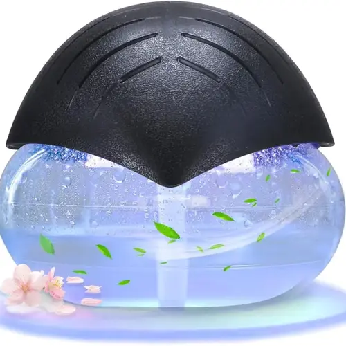 Air Purifier- Water Air Revitalizer, Air Washer, Air Freshener, Room Aromatizer, Aroma and Essential Oil Diffuser with 7 Color adjustable LED Lights- For Smoke and Pets sohochic