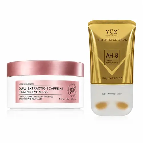YCZ Neck-Eye Care Tightening & Revitalizing Set 2.0 – Reduce Fine Lines, Brighten Eyes & Lift Neck, Anti-Aging Skincare Set