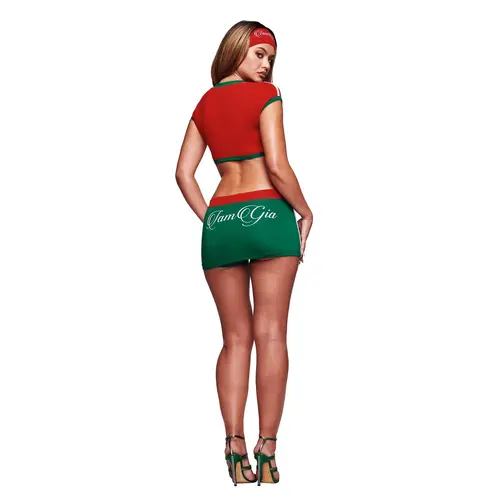 BLARE VARSITY MICRO SKORT - GREEN